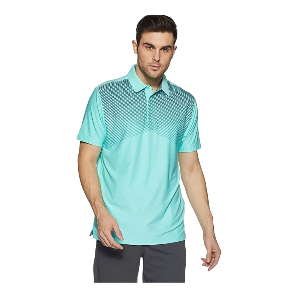 Mens Under Armour Playoff‎ Polo Golf Shirt 1253479 435 Medium Tropical Tide